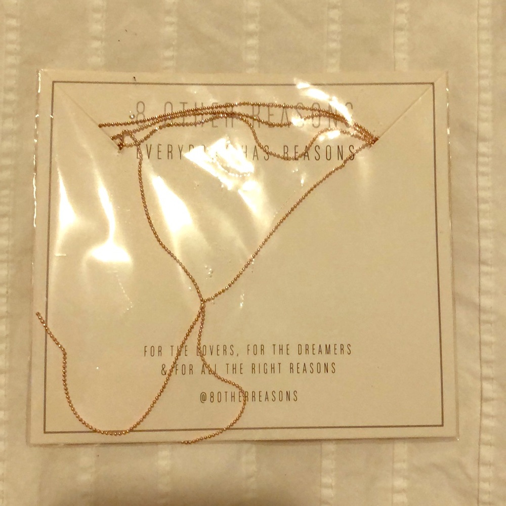 Rose gold choker from Winter ‘17 FabFitFun box